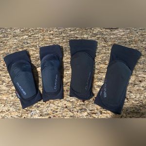DaKine Slayer elbow pads, size XS, size S Knee sleeves. Never worn.